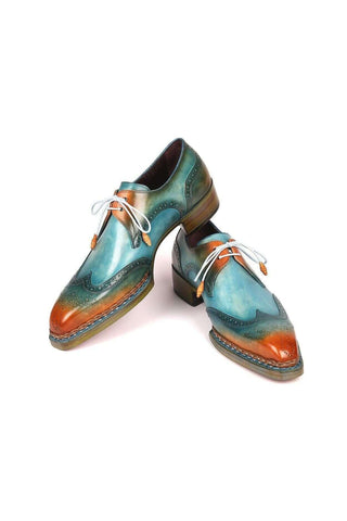 Paul Parkman Leather Norwegian Welted Wingtip Derby (PM6472)