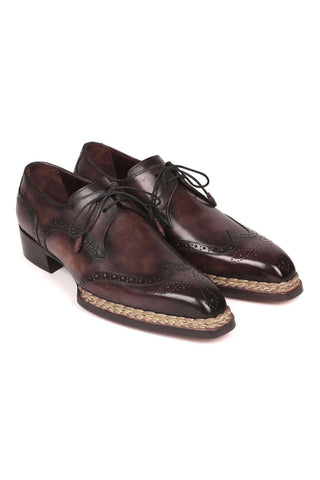 Paul Parkman Leather Norwegian Welted Wingtip Derby (PM6472)
