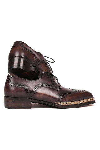 Paul Parkman Leather Norwegian Welted Wingtip Derby (PM6472)