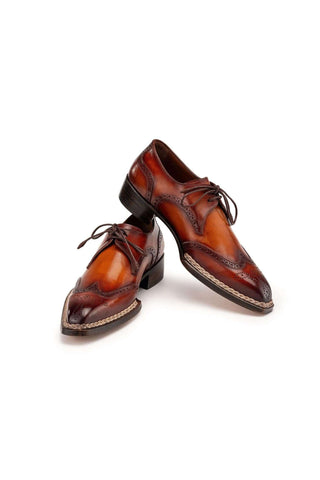 Paul Parkman Leather Norwegian Welted Wingtip Derby (PM6472)
