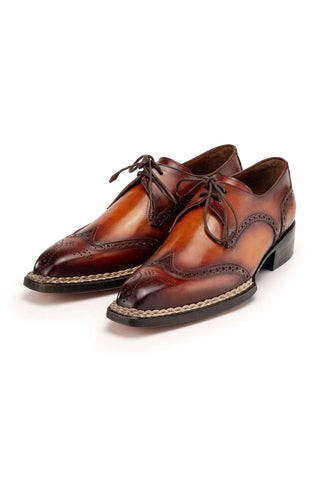 Paul Parkman Leather Norwegian Welted Wingtip Derby (PM6472)
