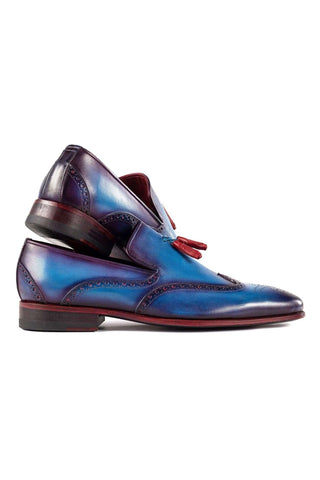 Paul Parkman Leather Wingtip Tassels Loafers (PM6435)