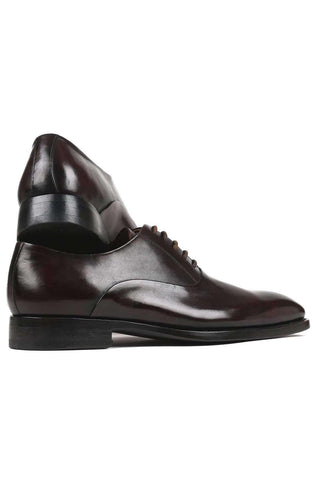 Paul Parkman Men's Brown Leather Plain Toe Oxfords 5661-BRW (PM6138)
