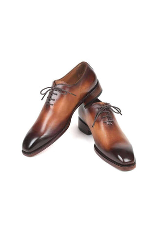 Paul Parkman Men's Brown Wholecut Leather Oxfords 3222-BRW (PM6131)