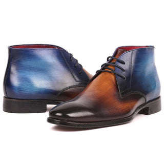 Paul Parkman Men's Calf-Skin Leather Chukka Boots (PM6173)-AmbrogioShoes