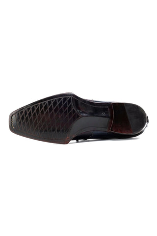 Paul Parkman Men's Handmade Shoes Hand-Painted Leather Goodyear Welted Wingtip Oxfords (PM6445)