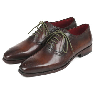 Paul Parkman Men's Shoes Calf-Skin Leather Medallion Toe Oxfords (PM6303)-AmbrogioShoes