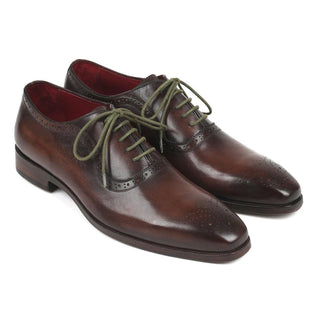 Paul Parkman Men's Shoes Calf-Skin Leather Medallion Toe Oxfords (PM6303)-AmbrogioShoes