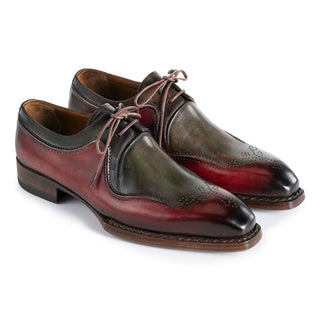 Paul Parkman Men's Shoes Hand-Welted Calf-Skin Leather Derby Oxfords (PM6438)-AmbrogioShoes