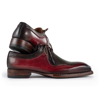 Paul Parkman Men's Shoes Hand-Welted Calf-Skin Leather Derby (PM6438)-AmbrogioShoes