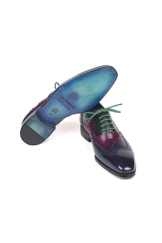 Paul Parkman PP22 Calf-Skin Leather Goodyear Welted Wingtip Oxfords (PM6325)