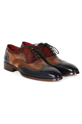 Paul Parkman PP22 Calf-Skin Leather Goodyear Welted Wingtip Oxfords (PM6325)