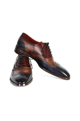 Paul Parkman PP22 Leather Goodyear Welted Wingtip Oxfords (PM6325)