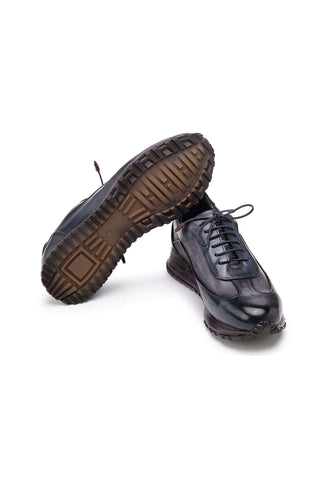 Paul Parkman Patina Leather Casual Sneakers (PM6444)