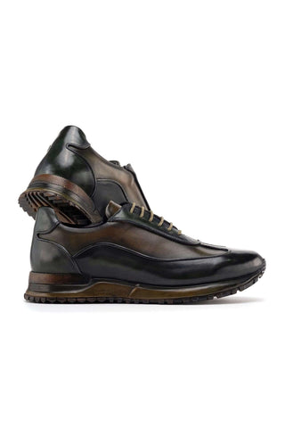 Paul Parkman Patina Leather Casual Sneakers (PM6444)