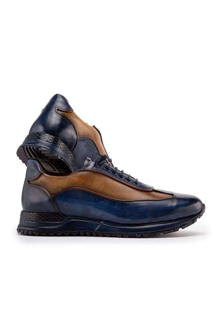 Paul Parkman Patina Leather Casual Sneakers (PM6444)