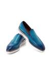 Paul Parkman Perforated Calf-Skin Leather Smart Loafers (PM6433)