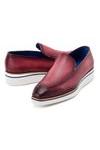 Paul Parkman Perforated Calf-Skin Leather Smart Loafers (PM6433)