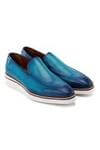 Paul Parkman Perforated Leather Smart Loafer