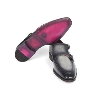 Paul Parkman SW53 Calf-Skin Leather Monk-Straps (PM6313)-AmbrogioShoes