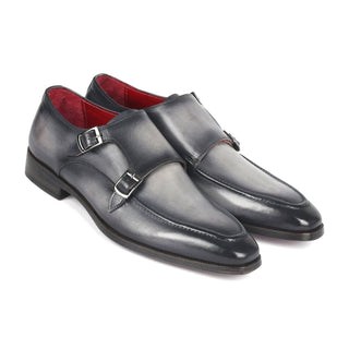Paul Parkman SW53 Calf-Skin Leather Monk-Straps (PM6313)-AmbrogioShoes