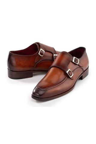 Paul Parkman SW53 Leather Monk-Straps (PM6313)