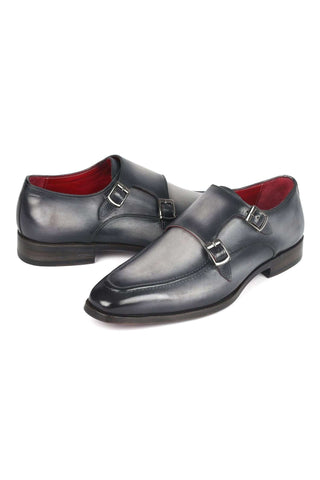 Paul Parkman SW53 Leather Monk-Straps (PM6313)