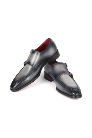 Paul Parkman SW53 Leather Monk-Straps (PM6313)