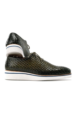 Paul Parkman Woven Calf-Skin Leather Casual Oxford (PM6467)