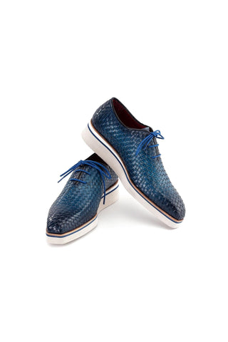Paul Parkman Woven Calf-Skin Leather Casual Oxford (PM6467)