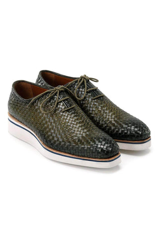 Paul Parkman Woven Leather Casual Oxford (PM6467)