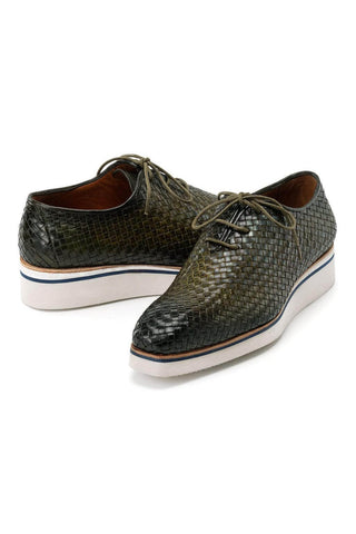 Paul Parkman Woven Leather Casual Oxford (PM6467)