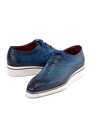 Paul Parkman Woven Leather Casual Oxford (PM6467)