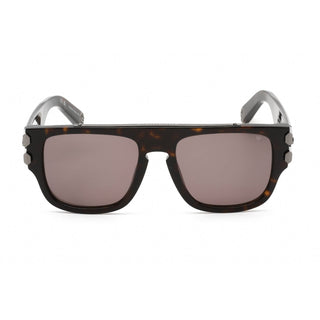 Philipp Plein SPP011M Sunglasses SHINY DARK HAVANA / Brown-AmbrogioShoes