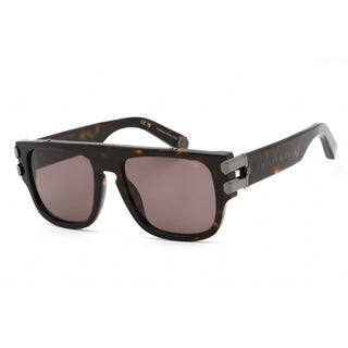 Philipp Plein SPP011M Sunglasses SHINY DARK HAVANA / Brown-AmbrogioShoes