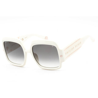 Philipp Plein SPP038M Sunglasses White / Grey Gradient Women's-AmbrogioShoes