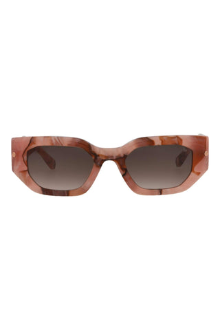 Philipp Plein SPP066M Opal Fuchsia Marbled Pink Sunglasses