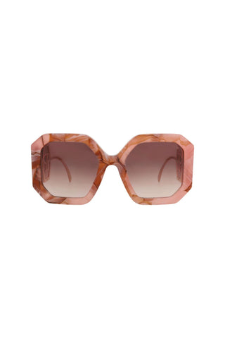 Philipp Plein SPP067 OPAL FUCHSIA MARBLED PINK Sunglasses