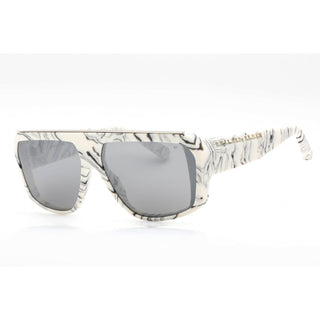 Philipp Plein SPP074 Sunglasses MARMORIZED IVORY/Grey-AmbrogioShoes