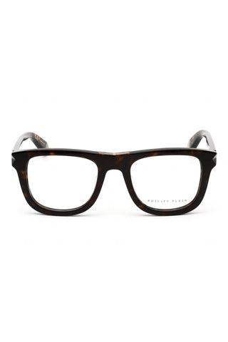 Philipp Plein VPP023V Eyeglasses SHINY DARK HAVANA / Clear demo lens