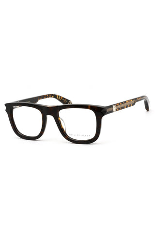 Philipp Plein VPP023V Eyeglasses SHINY DARK HAVANA / Clear demo lens