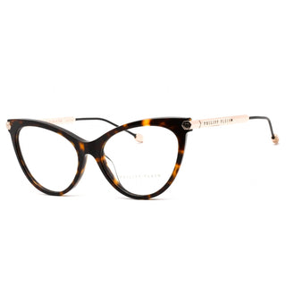 Philipp Plein VPP037S Eyeglasses Shiny Dark Havana / Clear Lens-AmbrogioShoes