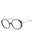 0705 - SHINY TRANSPARENT DARK GREY / clear demo lens