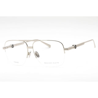 Philipp Plein VPP063W Eyeglasses Shiny Palladium / Clear Lens-AmbrogioShoes