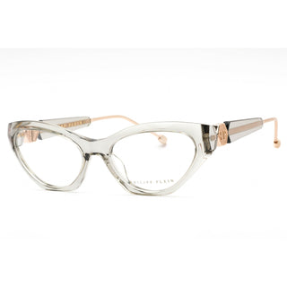 Philipp Plein VPP069S Eyeglasses Transparent Grey / Clear Lens-AmbrogioShoes