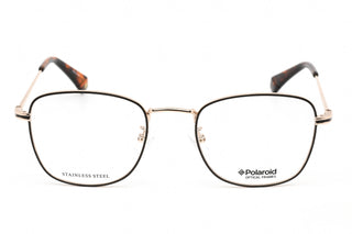 Polaroid Core PLD D377/G Eyeglasses Gold Brown / Clear Lens Unisex-AmbrogioShoes