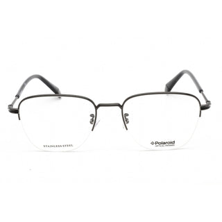 Polaroid Core PLD D386/G Eyeglasses DARK RUTHENIUM/Clear demo lens-AmbrogioShoes