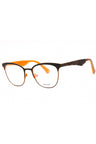0SCB - SHINY ORANGE/BROWN/clear demo lens