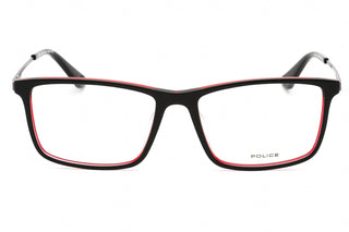 Police VPLD08M Eyeglasses Red W/Shiny Black Top / Clear demo lens-AmbrogioShoes