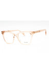 09TU - Shiny Transparent Peach / Clear Lens